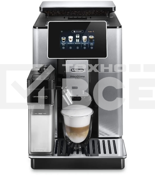 Кофемашина автоматическая DeLonghi ECAM610.75.MB черный/серебристый, исп. кофе - молотый/зерновой, 2.2 л, 1450 Вт, 19 Бар
