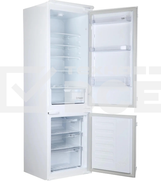 Встраиваемый холодильник Beko BCSA2750 двухкамерный белый