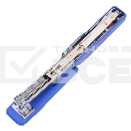 Степлер Deli E0300BLUE Exceed 24/6 26/6 (25листов) синий 100скоб металл/пластик коробка, фото4