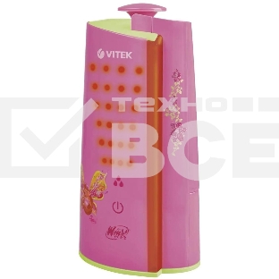 Увлажнитель ультразвуковой Vitek WX-3101, 10кв.м, 1,3л, 20Вт, подсветка, розовый