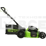 Газонокосилка самоходная, аккумуляторная Greenworks GC82LM51SP2, 82V, 51 см, бесщеточная, c 1*АКБ 5 А.ч. и ЗУ (2515907UB), фото2
