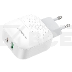 Сетевое зарядное устройство BOROFONE BA46A Premium, один порт USB, один порт Type-C, PD, 18W, 5V, 3.0A, белый, фото8