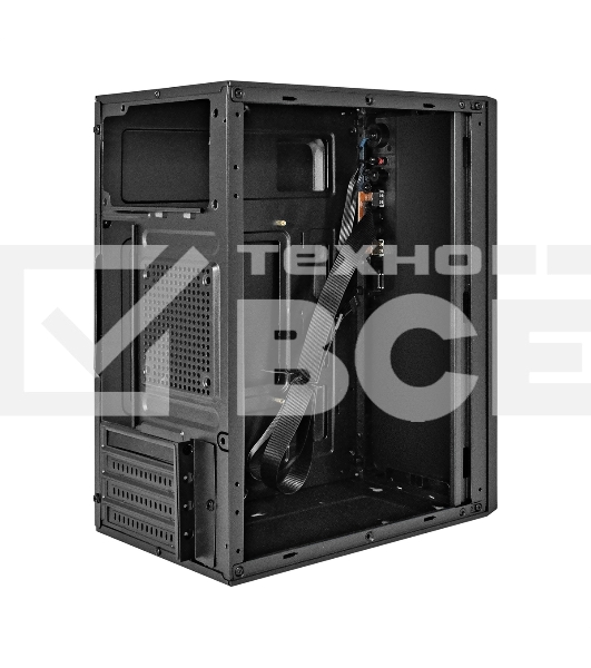 Компьютерный корпус Minitower ExeGate BAA-308-AAA400 (mATX, БП AAA400 с вент. 8см, 2хUSB, HD Audio, черный)