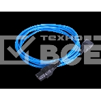 Шнур питания с фиксатором REM IEC 60320 C13/IEC 60320 C14, 10 А/250 В (3 * 1,0), 3 м, синий R-10-Cord-C13-C14-3-Blue, фото2