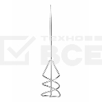 Миксер из оцинкованной стали Сибртех, D 120 мм, L 570 мм,для красок и штукатурных смесей, фото 1