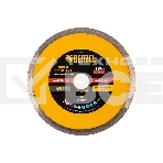 Диск алмазный сплошной Denzel супертонкий, 180 х 25,4 мм, горячее прессование, мокрое резание, фото 1