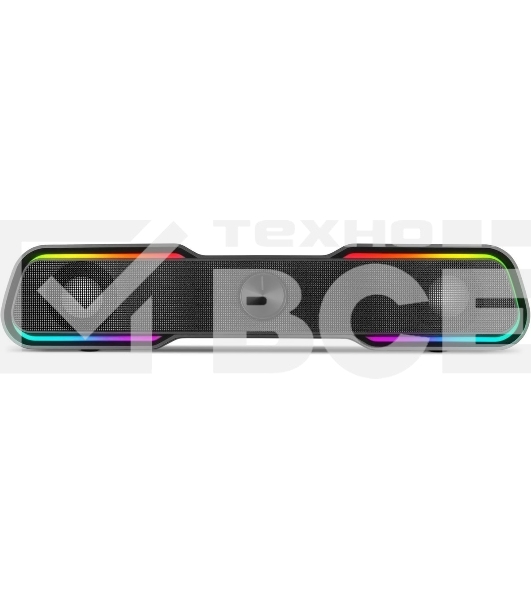 Акустическая система SVEN 450 2.0 (2x5W, Bluetooth, RGb-подсветка) черная