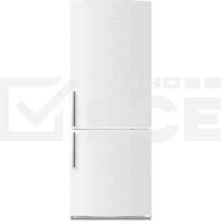 Холодильник Atlant 6224-101 белый двухкамерный 275/100л морозилка сбоку