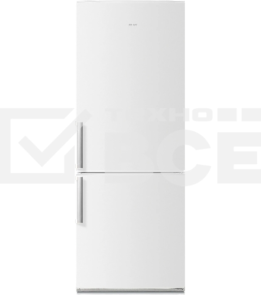 Холодильник Atlant 6224-101 белый двухкамерный 275/100л морозилка сбоку