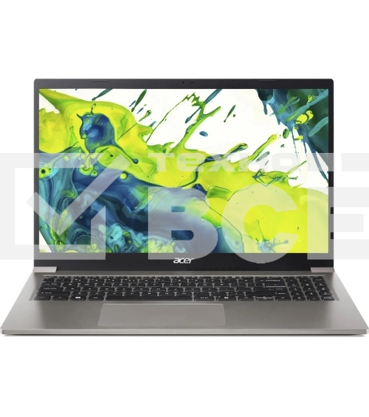 Ноутбук Acer Aspire Lite AL15-33P-3809/15.6'/IPS/Intel Core 3 N355/8Gb/512Gb SSD/Intel Graphics/NoOS/серебристый/1.43kg