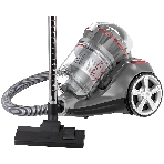 Пылесос SUPRA VCS-2525 серый/красный, 420/2450 Вт, уборка сухая, пылесборник контейнер 3.5 л, фото 1