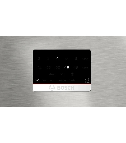 Холодильник Bosch KGP86FIC0N нержавеющая сталь двухкамерный 422/202л морозилка снизу, No Frost