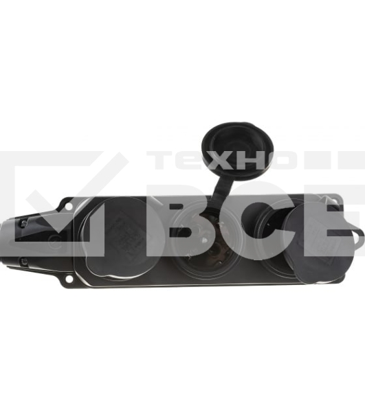 Удлинитель Power Cube PC-3G-3B-20(IP), 16А, 3р с/з, 20м, IP44
