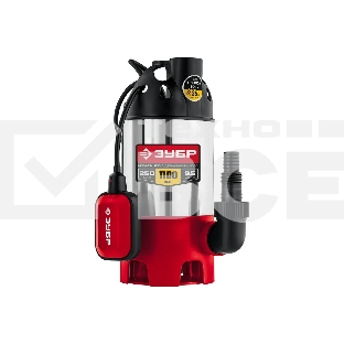 Насос ЗУБР НПГ-М3-1100-С, дренажный для грязной воды, корпус - нерж. сталь, 1100 Вт