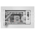 Микроволновая печь встраиваемая Maunfeld JBMO820GW01 белый, 20 л, 1080 Вт, переключатели - сенсор/поворотный механизм, фото2