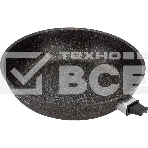 Сковорода Kukmara Granit ultra сго262а, 26 см, съемная ручка, без крышки, серый, фото3