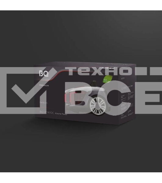 Пылесос BQ VC1610C Xtreme Power серый-фиолетовый, 500/1600 Вт, уборка сухая, пылесборник контейнер, 2.5 л