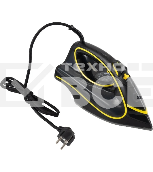Утюг Hyundai H-SI01560 3200Вт черный/желтый