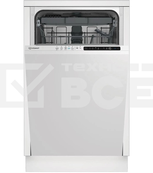 Встраиваемая посудомоечная машина Indesit DIS 2C50, белый, 44.8 см, 9 компл., 48 дБ, класс A