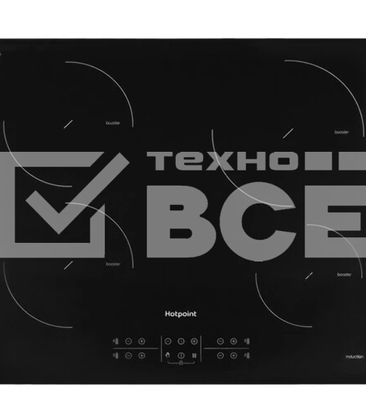 Индукционная варочная поверхность Hotpoint HB 1560S NE, независимая, черный