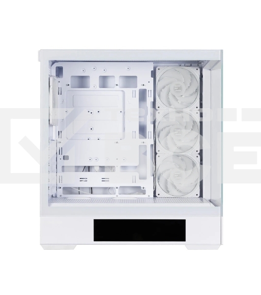 Компьютерный корпус ZALMAN P40 DS, ATX, белый, WINDOW, 9.1-inch LCD screen, 2xCombo(2.5” or 3.5”), 1x2.5”, 1xUSB TYPE-C, 2xUSB 3.0, SIDE 3x120мм ARGb, REAR 1x120мм ARGb