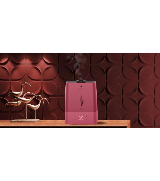 Ультразвуковой увлажнитель воздуха LORIOT Vega LHS-C530E, 5.3л, бордовый/черный