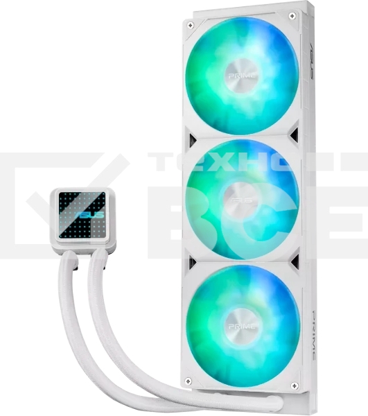Жидкостная система охлаждения ASUS PRIME LC 360 ARGb WHT/AIO COOLER,3IN1 FAN,REPL LEN
