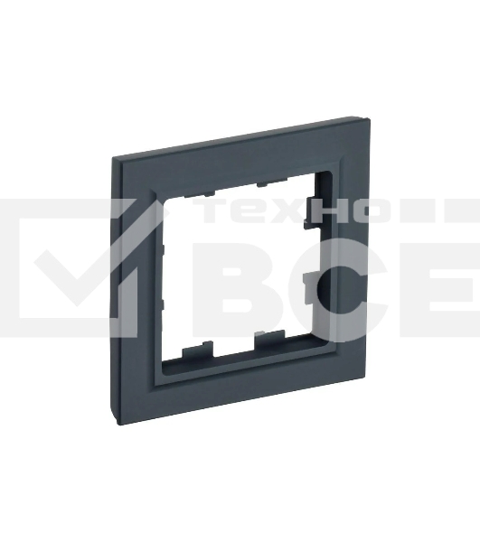 Рамка 1-местная IEK BRITE РУ-1-БрГ графит
