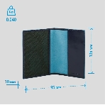 Обложка для паспорта Piquadro Blue Square PP5255B2/BLU2 синий натур.кожа, фото5