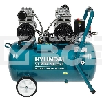 Компрессор поршневой Hyundai HYC 3050S безмасляный, 300 л/мин, 50 л, 2000 Вт, фото7