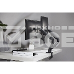 Кронштейн для мониторов Ultramounts UM729 черный 17'-27' макс.7кг крепление к столешнице поворот и наклон, фото2