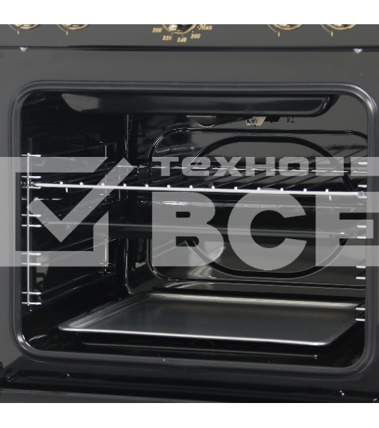 Плита газовая Gefest ПГ 6100-02 0187 черный, конфорок 4 шт, духовка 52 л, 60 см x 85 см x 60 см