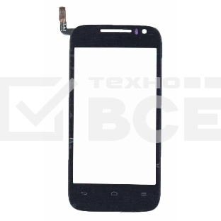 Сенсорное стекло (тачскрин) для Huawei Ascend G302D, черное