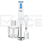Блендер погружной Blackton Bt HB420PS White-Blue. блендер+миксер+измельчитель Мощность:700 Вт, фото 1