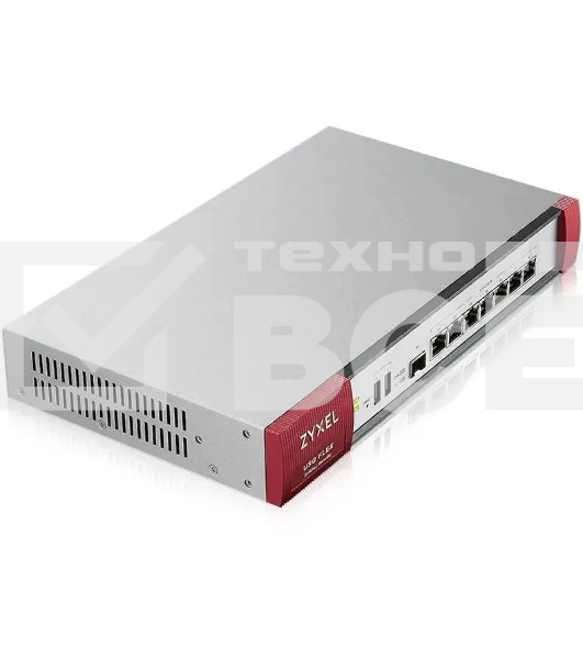 Межсетевой экран и Wi-Fi контроллер Zyxel USG FLEX 500 с подпиской Gold на 1 год (AS, AV, CF, IDP/DPI, Sandboxing, SecuReporter, Secure Wi-Fi, 72 AP), Rack, 7 конфигурируемых (LAN/WAN) портов GE, 1xSF