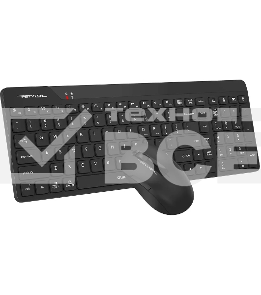 Клавиатура + мышь A4Tech Fstyler FG2300 Air2 клав:черный мышь:черный USB беспроводная slim