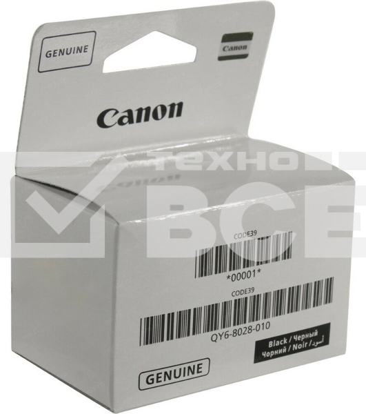 Печатающая головка CANON QY6-8028 черный для Pixma-G1420/G2420/G3420/G5040/G5050/G6040/G6050/G7040/G7050