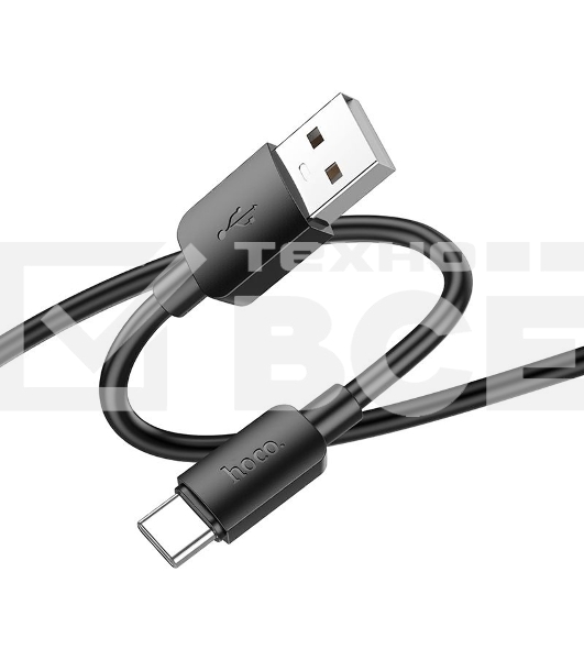 Кабель Hoco X96 Hyper 27W TYPE-C USB (m)-USB Type-C (m) 1м черный коробка