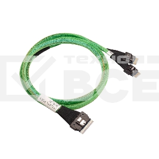 Кабель ACD RSL74-9219 (00-00973907) Slimline SASx8 (SFF8654) -to- 2 Slimline SASx4 (SFF8654)+ SFF9402, 1M, (аналог Broadcom 05-60004-00)