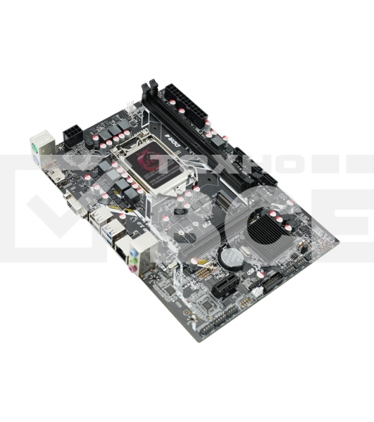 Материнская плата AFOX IH510D4-MA6-V2, LGA 1200, Intel H510, 2xDDR4, 3xSATA, 1xM.2, 1xPCI-E 4.0 x16, 1xPCI-E x1, 1xVGA, 1xHDMI, 1x 1Gb LAN, 2xUSB 2.0, 2xUSB 3.0, 2xPS/2, 6.1, mATX