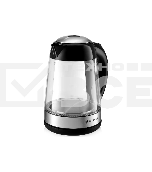 Чайник электрический BRAYER BR1012BK, 2200 Вт, 1,7 л