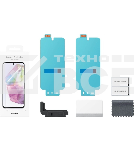 Защитная пленка для экрана Samsung прозрачный для Samsung Galaxy A35 прозрачный 2шт. (EF-UA356CTEGRU)