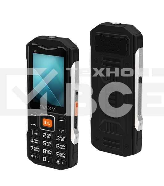 Мобильный телефон Maxvi T20 черный