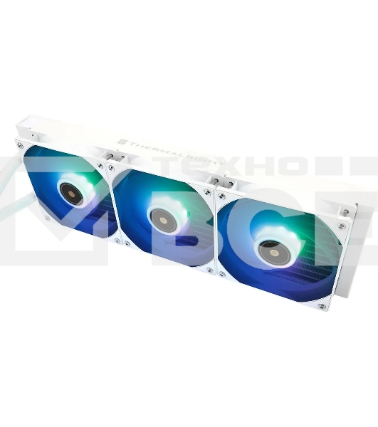 Система водяного охлаждения Thermalright Core Vision 360 ARGB Soc-AM5/AM4/1200/1700/1851 белый 4-pin 28.1dB Al LCD Ret (C-VISION-360-WH-ARGB)