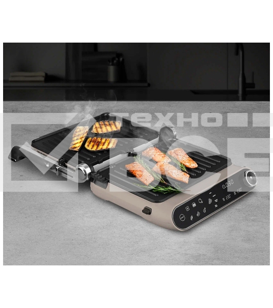 Гриль Redmond SteakMaster GM-303 бежевый, 2200 Вт