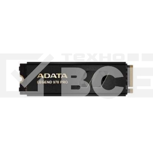 Накопитель SSD A-Data Legend 970 PRO, 4000Gb, PCIe 5.0 x4, M.2 2280, NVMe, R/W 14000/11000, с радиатором