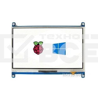 Резистивный сенсорный дисплей без корпуса ACD18-RA418 Waveshare 7