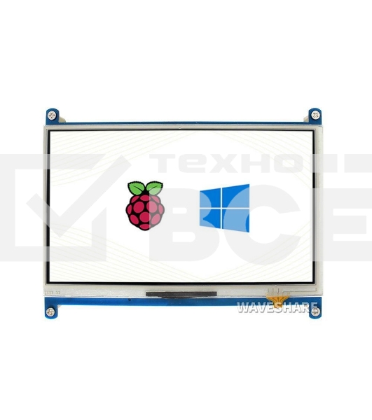 Резистивный сенсорный дисплей без корпуса ACD18-RA418 Waveshare 7