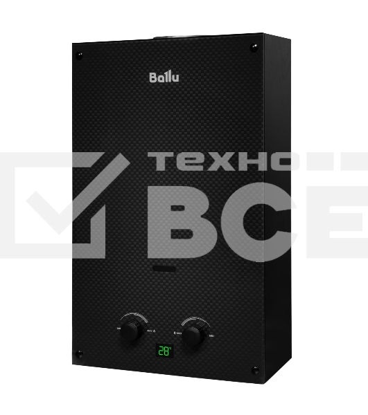 Колонка газовая Ballu GWH 10 Fiery Glass Carbon