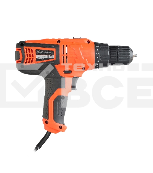 Дрель-шуруповерт Patriot FS 303, Сетевая, 330 Вт